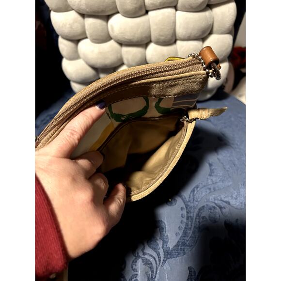 Coach Bohemian Patchwork Crossbody with Poppy Tags - Picture 8 of 10